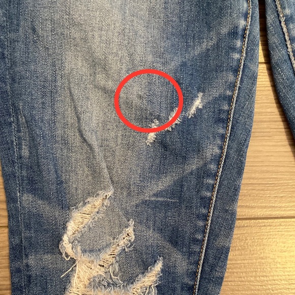 American Eagle distressed high waisted jeggings Sz 6 - Picture 10 of 11